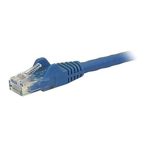 StarTech 4ft Blue Cat6 Patch Cable with Snagless RJ45 Connectors, Cat6