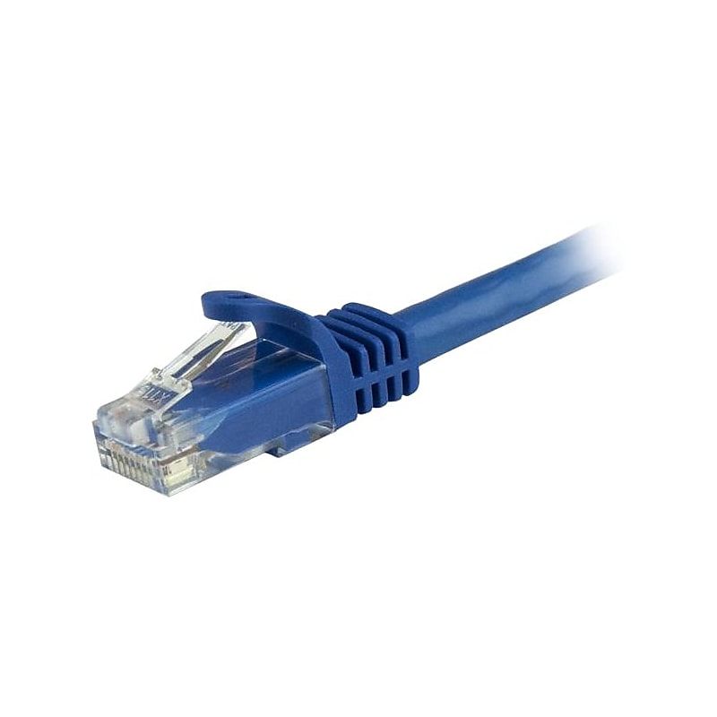 StarTech 6in Blue Cat6 Patch Cable with Snagless RJ45 Connectors, Short Ethernet Cable, 6 inch Cat 6 UTP Cable image 1