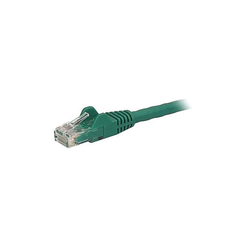 StarTech 1ft Green Cat6 Patch Cable with Snagless RJ45 Connectors, Short Ethernet Cable, 1 ft Cat 6 UTP Cable image 1