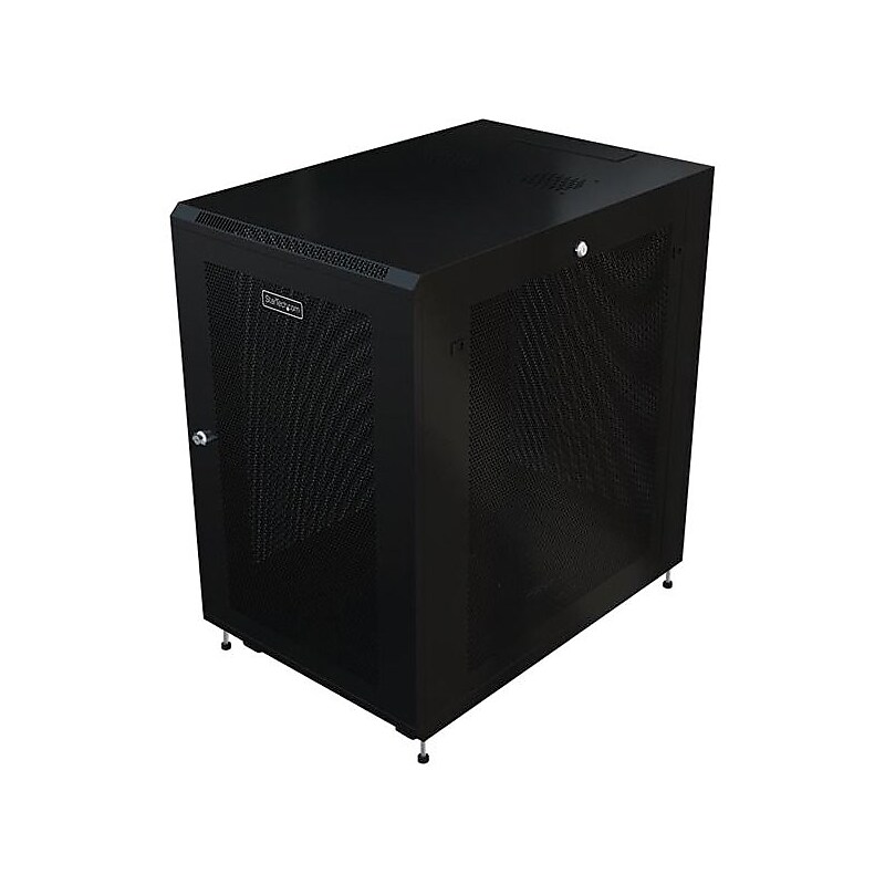 StarTech 18U Rack Mount Server Cabinet Enclosure (RK1833BKM) image 1