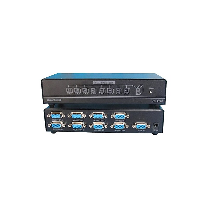 4XEM 8-Port VGA Splitter 350 MHz image 1