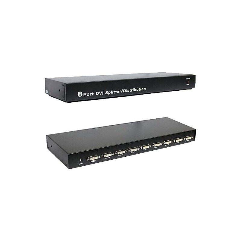 4XEM 8-Port DVI Video Splitter 1900x1200 image 1