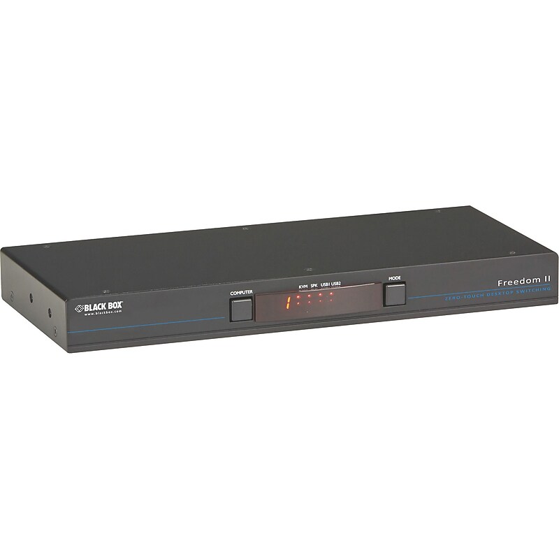 Black Box KM Switch with Glide & Switch Mouse Switching (KV0004A-R2) image 1