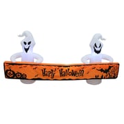 The Holiday Aisle Halloween Ghosts w/ Banner Inflatable