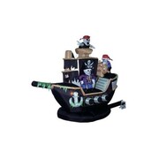 The Holiday Aisle Halloween Inflatable Skeletons & Ghosts on Pirate Ship...