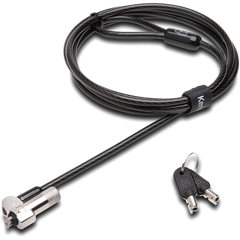 Kensington NanoSaver Keyed Laptop Security Cable and Lock, 6 ft. (K64444WW) image 1