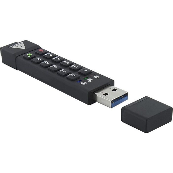Apricorn Aegis Secure Key 3z 128GB USB 3.1 Type A Flash Drive