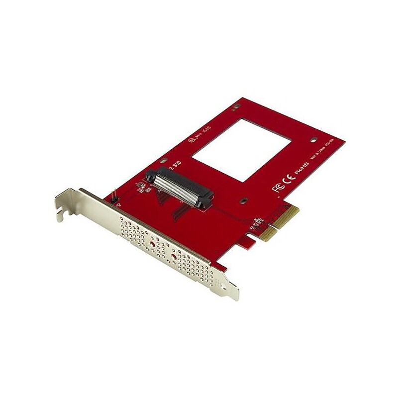 StarTech.com U.2 to PCIe Adapter for 2.5" U.2 NVMe SSD, SFF-8639, x4 PCI Express 3.0 image 1