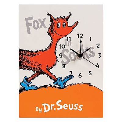 Trend Lab Dr. Seuss Fox in Socks Wall Clock