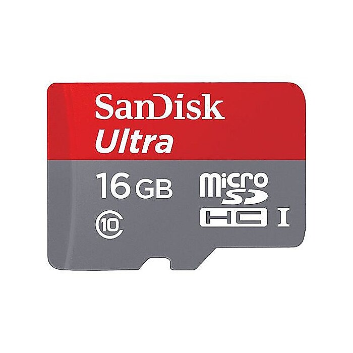 SanDisk Ultra 16GB SDHC Memory Card, Class 10, UHS-I (SDSQUNC-016G