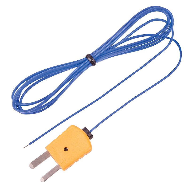 REED TP-01 Beaded Thermocouple Wire Probe, Type K, -40 to 482degF (-40 to 250degC) image 1