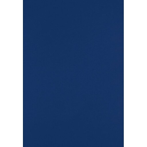 LUX 100 lb. Cardstock Paper, 13" x 19", Navy Blue, 250 Sheets/Pack