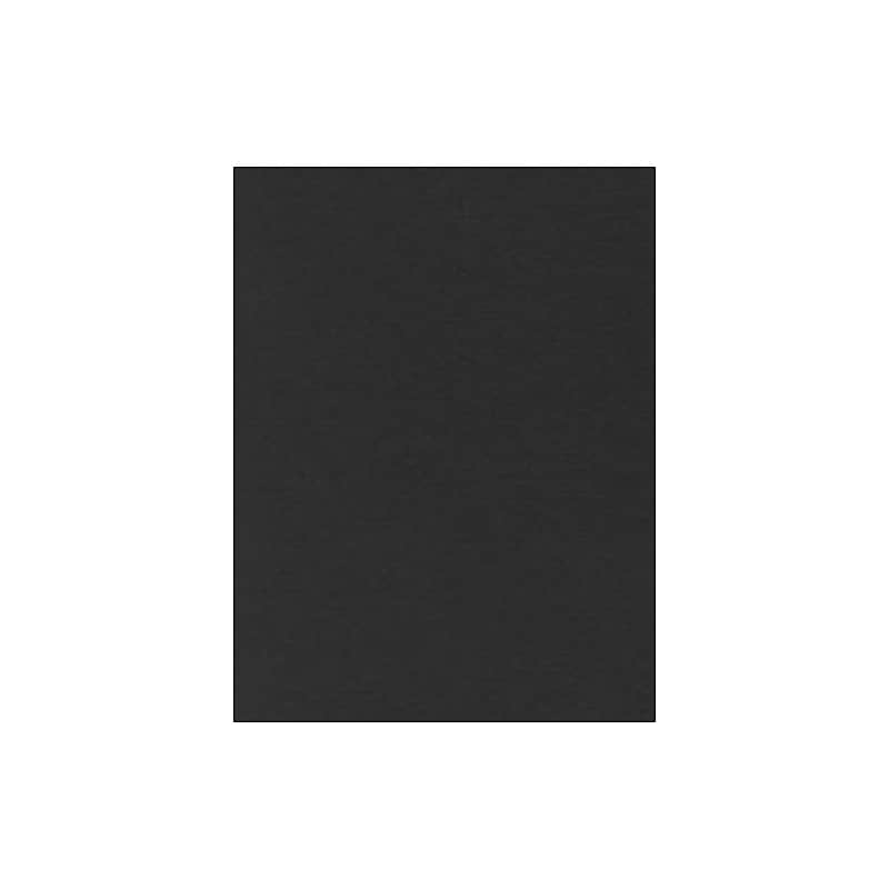 LUX Linen Collection 100 lb. Cardstock Paper, 8.5" x 11", Black, 250 Sheets/Pack (81211-C-BLI-250) image 1