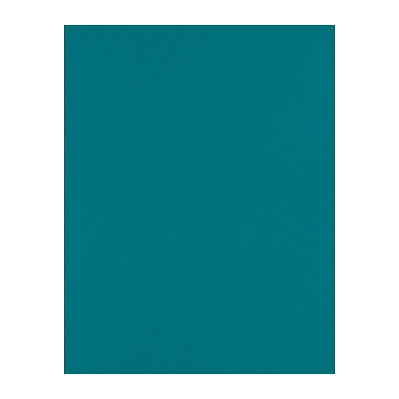 LUX 8.5" x 11" Color Copy Paper, 32lb, Teal, 500 Sheets/Ream (81211-P-100-500) image 1