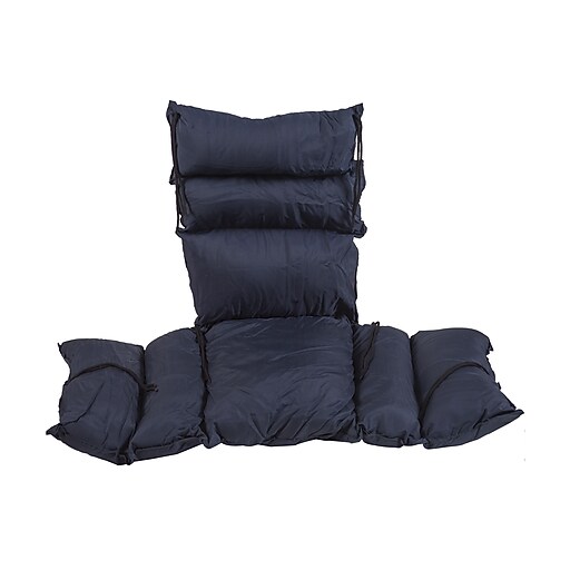 DMI Comfort Polyester Contour Cushion, Navy (513-7608-2400) | Staples