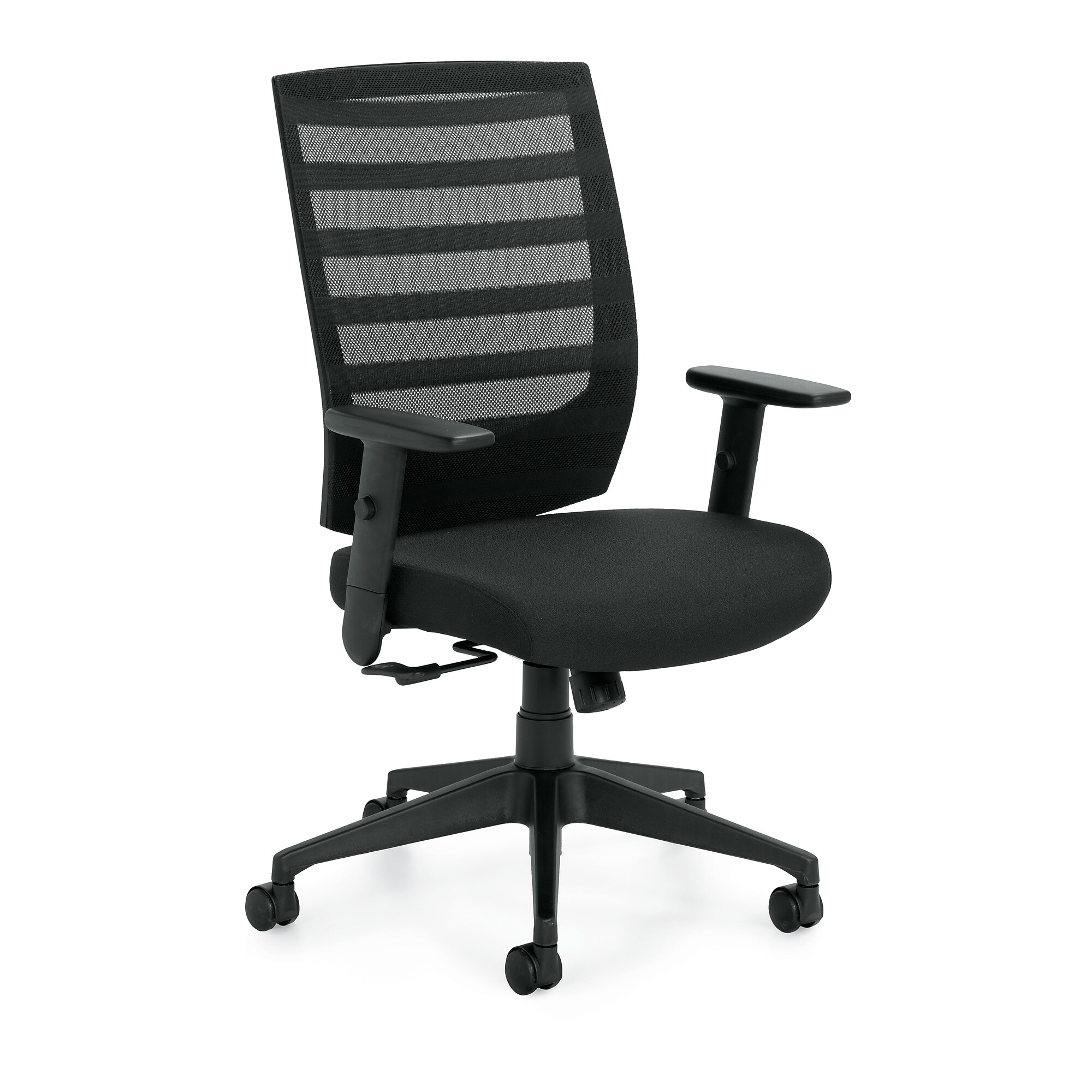 Offices To Go High-Back Mesh Fabric Management Chair, Black, Adjustable Arms (OTG11920B) Sansujyuku sansujyuku.com