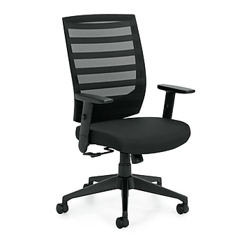 HON Wave Mesh High-Back Task Chair, Synchro-Tilt, Adjustable Arms