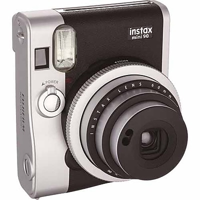 Fujifilm instax Mini 90 Neo Classic Camera with Mini Candypop Film, 60 mm, Black