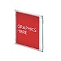 Azar Nameplate Holder, 6" x 6", Vertical, Wall Mounted, Clear, Plastic, 10/Pack (AZA199620)~#|#~m006552189_sc7