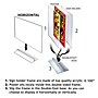 Azar Sign Holder, 11" x 17", Horizontal, Clear Acrylic, 10/Pack (AZA102709)~#|#~m006552227_sc7