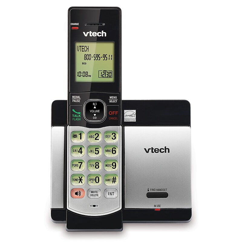 VTech CS5119 Cordless Phone, Silver/Black image 1