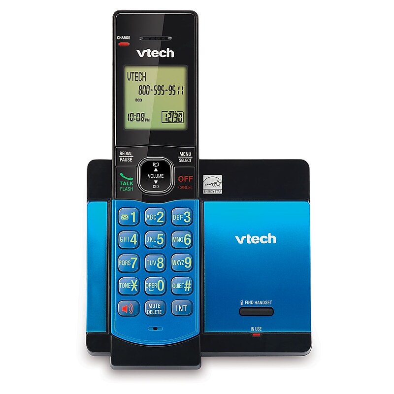 VTech CS5119-15 Cordless Telephone with Caller ID, Blue image 1