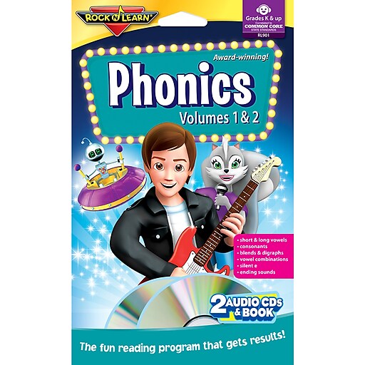Rock 'N Learn® Phonics Audio CDs/Book, Volumes 1 and 2 at Staples