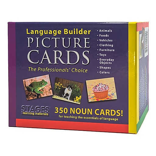 Stages Learning Materials® Picture Noun Card Language Builder Cards at