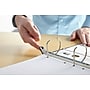 Bindertek Premium 3" 3-Ring Non-View Binders, D-Ring, Black (3XLN-BK)~#|#~m006591086_sc7