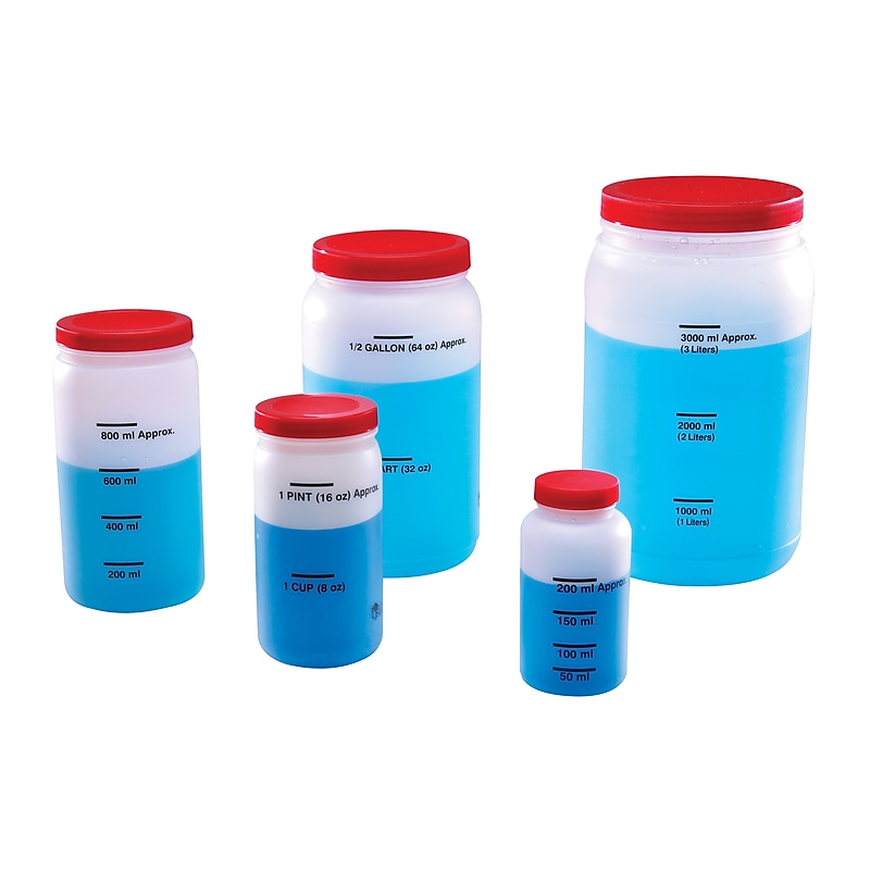 Learning Resources Jar Measuring Tools, 5/Pack (LER2462) image 1