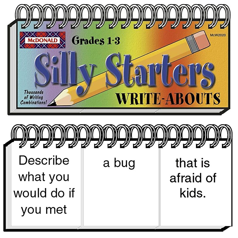 McDonald Publishing Silly Starters Write-Abouts (MC-W2020) image 1