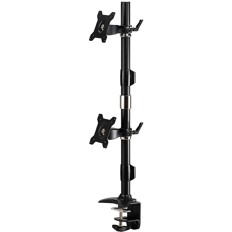 Amer Adjustable Monitor Mount, Up to 24", Black (AMR2CV) image 1
