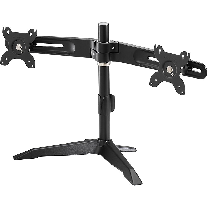 Amer Adjustable Monitor Mount, Up to 24", Black (AMR2SU) image 1