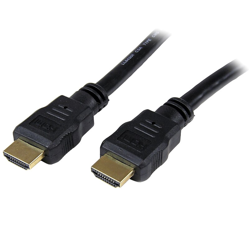 StarTech High Speed Ultra HD 6' HDMI to HDMI Audio/Video Cable, Black (HDMM6) image 1