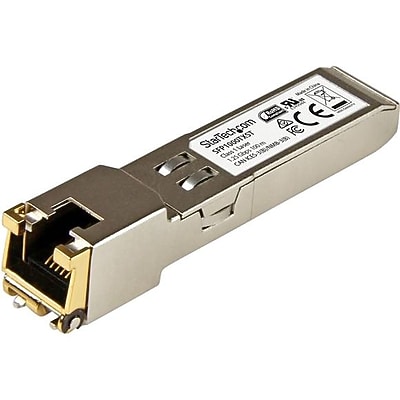 StarTech.com MSA Compliant 1000Base-TX SFP, Copper SFP, Gigabit SFP Module, RJ45 SFP, 1G SFP, 100m (328 ft) (SFP1000TXST) Simolary simolary.com