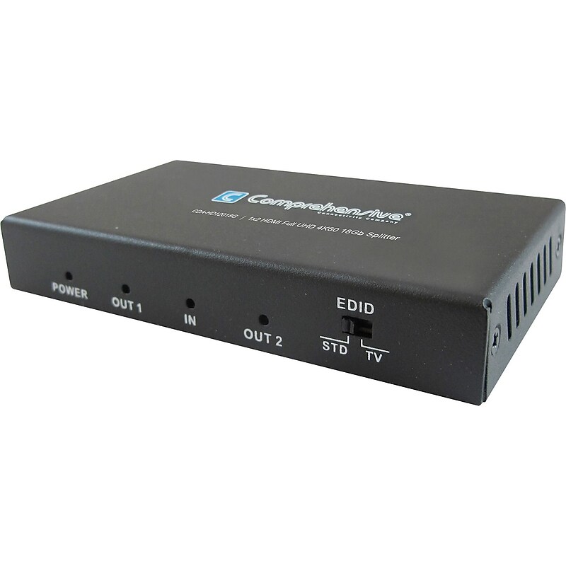 Comprehensive 1x2 HDMI Full UHD 4K60 18Gb Splitter (CDA-HD12018G) image 1