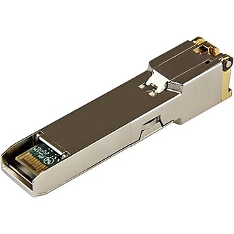 StarTech.com MSA Compliant 1000Base-TX SFP, Copper SFP, Gigabit SFP Module, RJ45 SFP, 1G SFP, 100m (328 ft) (SFP1000TXST)