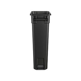 Suncast Commercial Slim Trash Can w/ Handles, 23 Gallon, Black (TCNH2030BK)