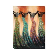 Bloomsbury Market 'Dance of the Summer Solstice' Oil Painting Print on...