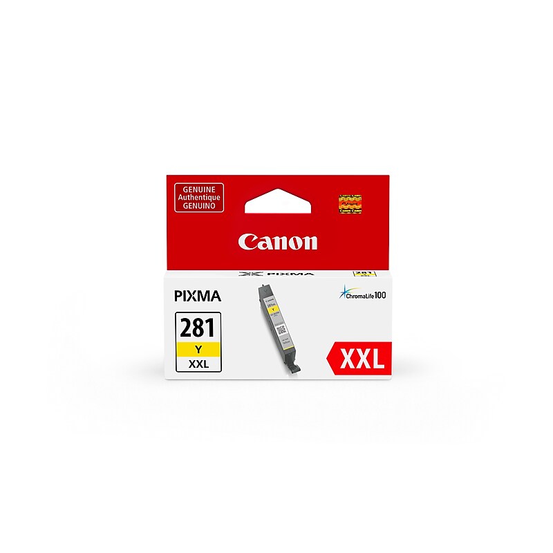 Canon 281XXL Yellow Extra High Yield Ink Cartridge (1982C001) image 1