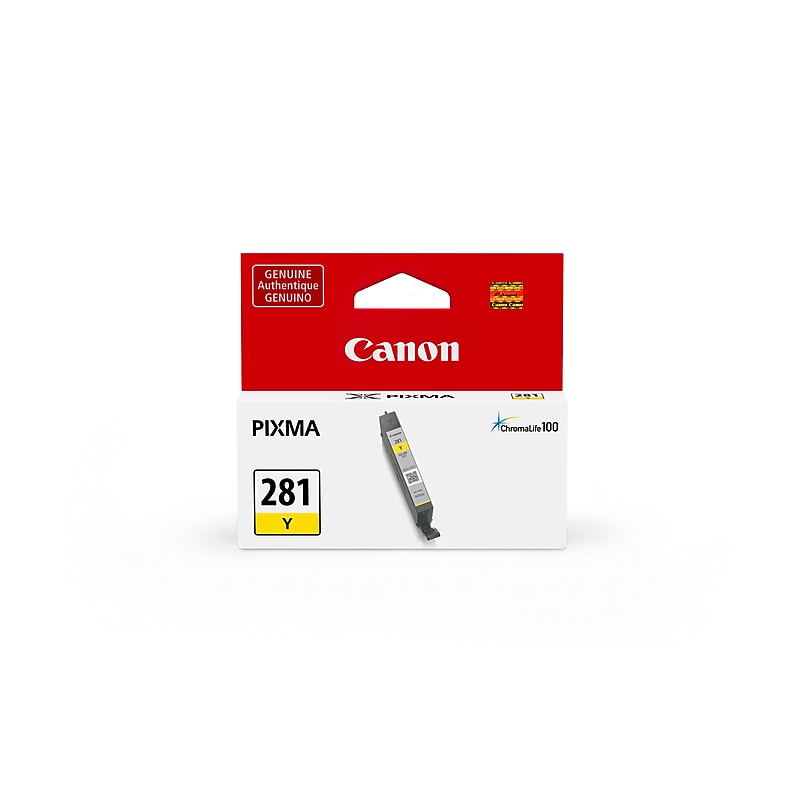 Canon 281 Yellow Standard Yield Ink Cartridge (2090C001) image 1