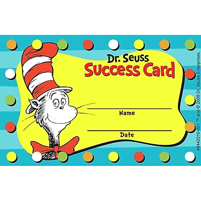 Eureka Classroom Dr Seuss Cat In The Hat Name Tag