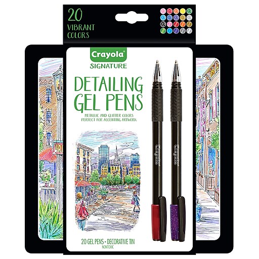 Crayola 20ct Detailing Gel Pens at Staples