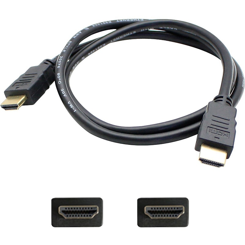 AddOn 10ft HDMI Male to Male Black Cable image 1