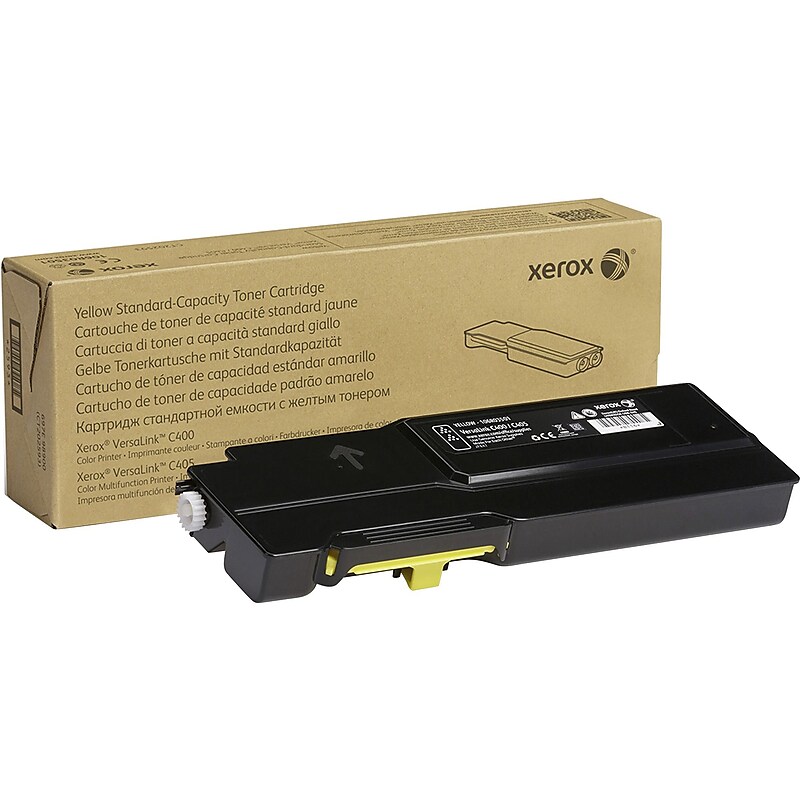 Xerox 106R03501 Yellow Standard Yield Toner Cartridge image 1