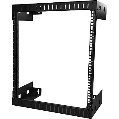 StarTech 12U Wall Mount Server Rack- Equipment rack, 12in Depth, Black (RK12WALLO) Simolary simolary.com