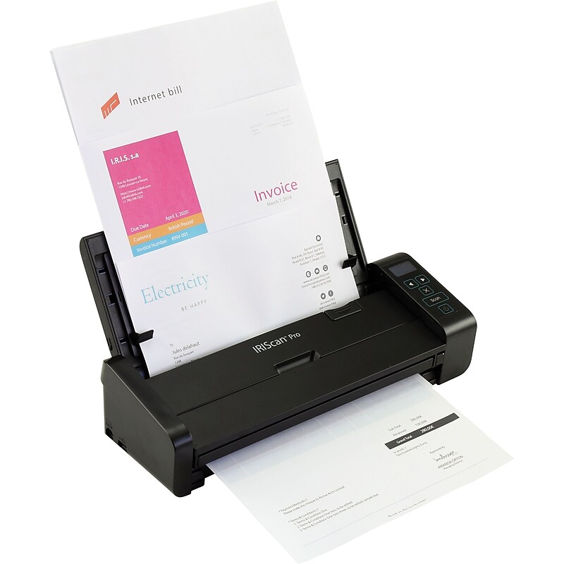 IRIS IRIScan Pro 5 459035 Desktop Scanner, Black image 1