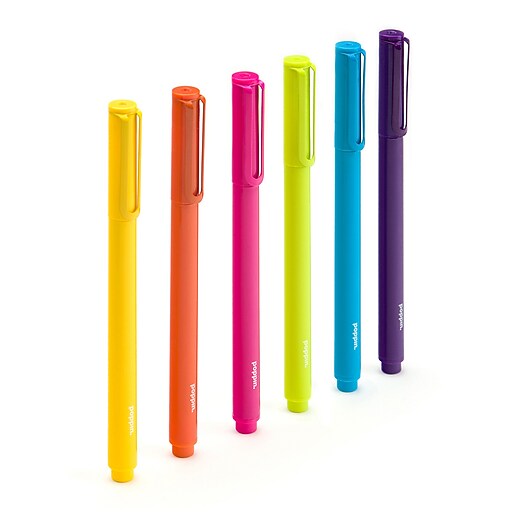 Poppin Bulk Pack of Classic Assorted Signature Ballpoint Pens, 288