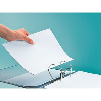 Leitz A4 Binders 3" 2-Ring A4 Binders, D-Ring, Black, 6/Pack (1010PACK-BK)