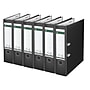 Leitz A4 Binders 3" 2-Ring A4 Binders, D-Ring, Black, 6/Pack (1010PACK-BK)~#|#~m006858726_sc7